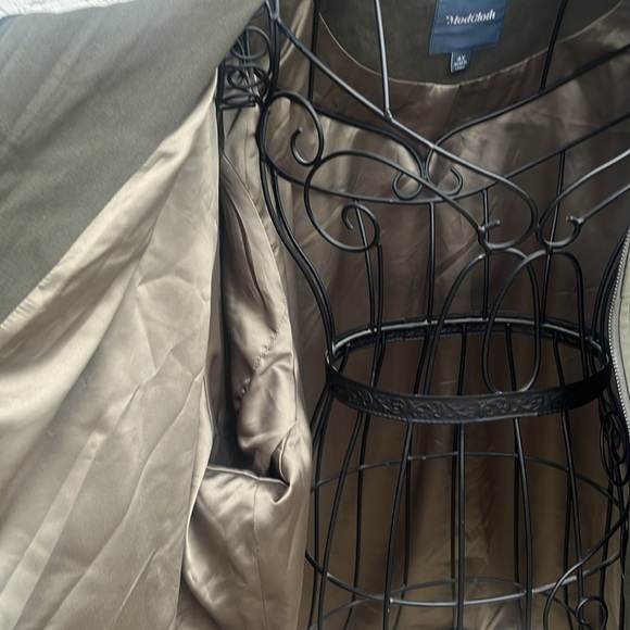 ModCloth Army Green Escape Into Nature Full Zip Utility Jacket 4XL - Picture 15 of 16